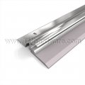 NGP 101V Door Sweep, 1.5" Aluminum Casing with Rain Drip and .5" Vinyl Seal