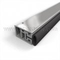 NGP 1038N Door Gasket, 1.25" Aluminum Casing with Adjustable .25" Neoprene Bulb Seal