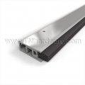 NGP 107N Door Gasket, 1.25" Aluminum Casing with Adjustable .25" Neoprene Seal