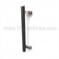 Rockwood SoftTek RM2640 Offset Pull with a Black Santoprene Base and Contrasting Post, up to 84"