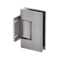 FHC Glendale Adjustable Square Wall Mount Hinge for Shower Doors, Satin Nickel (US15) Finished