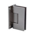 FHC Glendale Square Positive Close Wall Mount Hinge for Shower Doors, Satin Nickel (US15) Finished