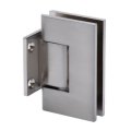 FHC Glendale Square Positive Close Wall Mount Hinge for Shower Doors, Satin Nickel (US15) Finished