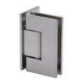 FHC Venice Adjustable Square Wall Mount Hinge for Shower Doors, Satin Nickel (US15) Finished