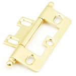 Hinge, Ball Tip Non-Mortise - Polished Brass