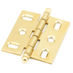 Hinge, Ball Tip Mortise - Polished Brass