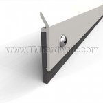 Zero #139-MS Meeting Stile, Aluminum with .188" Sponge Neoprene Seal