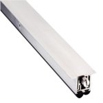 Pemko #420 Automatic Door Bottom, Mortised for Metal Door with PemkoPrene® Rubber Seal, 32" Length, Mill Aluminum Finish