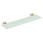 Deltana 55D Bath Series, Glass Shelf Satin Brass (US4) Finished