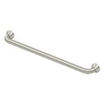 Deltana 88 Series Solid Brass Grab Bars, Concealed Screw Satin Nickel (US15)