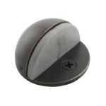 Emtek Floor Mounted Half Dome Door Stops Medium Bronze (MB) Finished