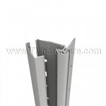 Ives 045XY Adjustable, Half Surface Continuous Hinge - Narrow Frame Leaf, Wide Door Leaf