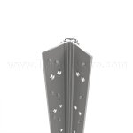 Ives 112XY Full Mortised Continuous Hinge, Narrow Frame Leaf, Narrow Door Leaf