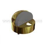 Ives FS17 Dome Stop in Polished Brass Finish (US3)