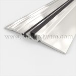 Pemko #278x224FG Latching Panic Exit Threshold, 4" Aluminum with Thermal Break and Seal, .5" H