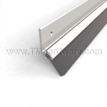 Pemko #45041 Door Gasket and Sweep, Aluminum with .375" Angled Brush