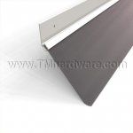 Pemko #45400 Door Gasket and Sweep, Aluminum with 4" Angled Brush