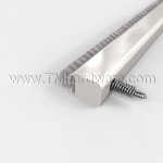 Pemko #300 Meeting Stile, Mortised Aluminum or Bronze with Self Adjusting Brush Seal, .375" Gaps