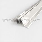 Pemko #347-68 Door Top Weatherstrip, Interlocking Aluminum and Silicone Seal with Rain Drip Door Header