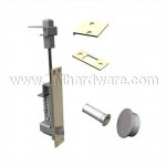 Rockwood Automatic Flush Bolt with Bottom Fire Bolt for Metal Doors #2848