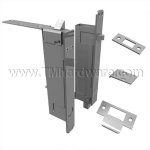 Rockwood Combination Flush Bolt Set for Wood Doors #2945, or Self Latching Top Bolt Only #2905