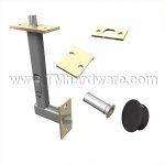 Rockwood Automatic Flush Bolt with Bottom Fire Bolt for Wood Core and Composite Doors #2960