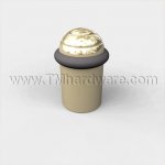 Deltana Round Universal Floor Bumper With Dome Cap, 2-1/8" Tall