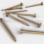#16x7/8 Flat Head Nail, Brass or Zinc, 140 Pack