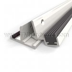 Zero #1840-41 Meeting Stile, Double Security Set, Neoprene and Pile Seal