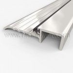 Zero #561 Rabbeted Threshold, 4.5" W Aluminum With Neoprene Gasket, 1" Clearance