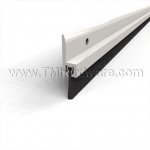 Zero #8193MS Meeting Stile, .59" Aluminum Casing with .375" Brush Seal