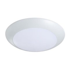 Topaz SDL6/11W/D/CTS-46 Surface Mount Disk Light, White Trim