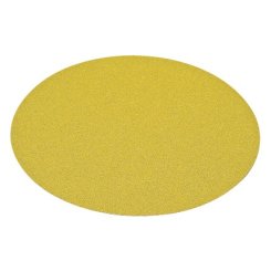 Hafele Abrasive Paper Disc, 5" Aluminum Oxide, Hook-N-Loop, No Holes, Grit 100, Pack of 100