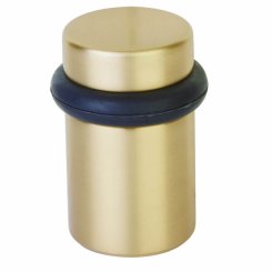 Emtek Cylinder Floor Bumpers with Screws Satin Brass (US4) Finished