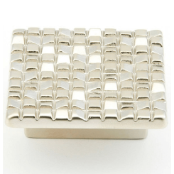Mosaic Cabinet Knob - Satin Nickel
