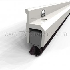 Zero #255 Door Sweep, Aluminum Casing with .25" Adjustable Pile Seal