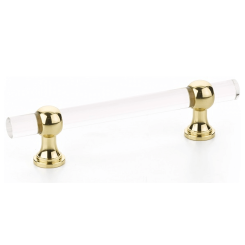Lumiere Transitional Cabinet Pull - Polished Brass