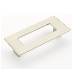 Finestrino Rectangular Cabinet Pull - Satin Nickel