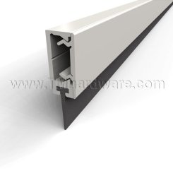 Legacy #7774 Door Sweep, Aluminum Casing with Cover and .625" Neoprene Lip Seal