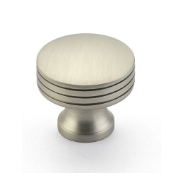 Menlo Park Round Knob - Satin Nickel