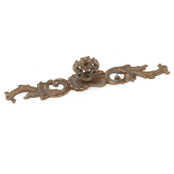 French Court Cabinet Knob - Monticello Brass