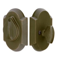 EM8457 #1 Sandcast Bronze Deadbolt with Flap-MB