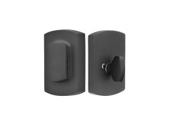 8476 Rustic Modern Rectangular Sandcast Bronze Deadbolts with Flap-MB