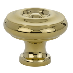 Emtek 86114 Waverly Knob- Polished Brass