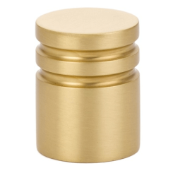 Emtek 86268 Metric Knob- Satin Brass
