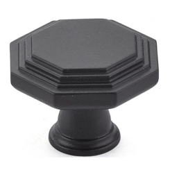 Emtek 86465 Midvale Knob- Flat Black