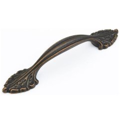 Corinthian Cabinet Pull - Ancient Brass