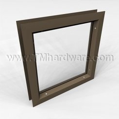 Vision Kit VSL, Slimline Low Profile Beveled Frame, 1-3/4" Doors, Glass up to 1/4", up to 5' x 8.5'