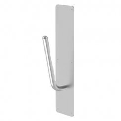 Rockwood AP1007 Arm Pull with Plate for Hands Free Door Opener, Stainless Steel