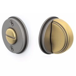 Emtek #8482 Watford, Double Rosette, Thumbturn Privacy Bolt, Arched Thumbturn